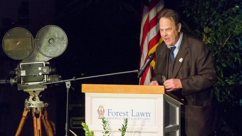 Actor Dan Aykroyd was one of the guest speakers