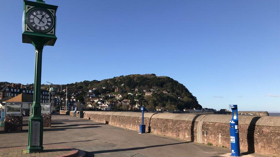 Minehead seafront