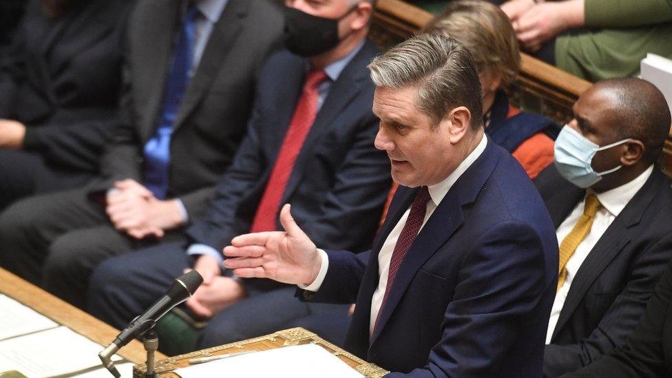 Keir Starmer in Parliament