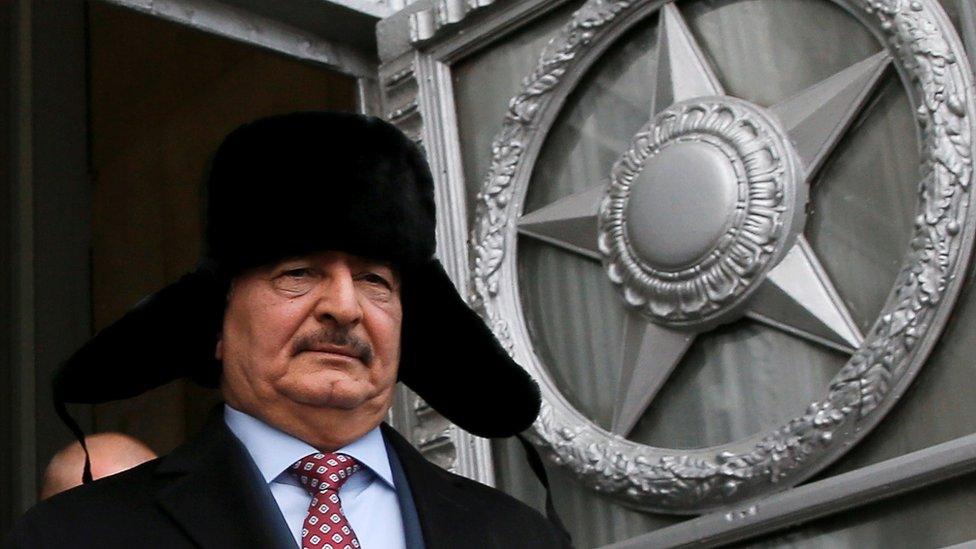 haftar in Moscow