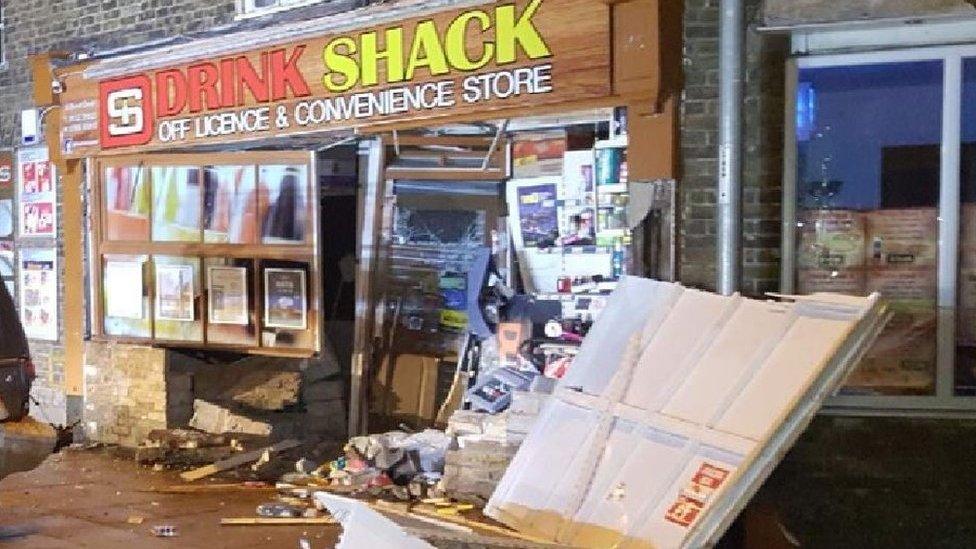 Shop after ram-raid