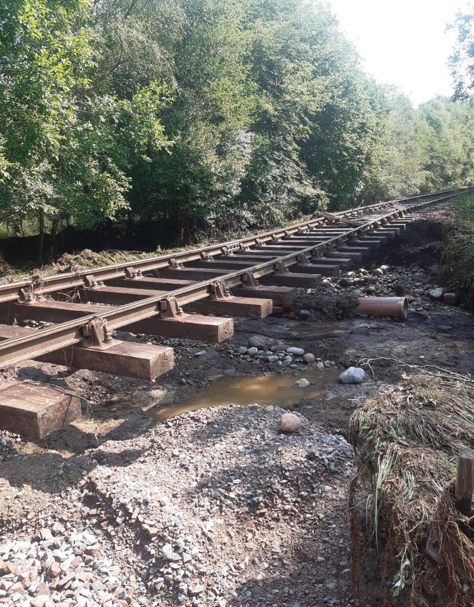 Damage to West Highland Line