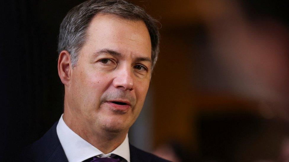 Belgian PM Alexander De Croo