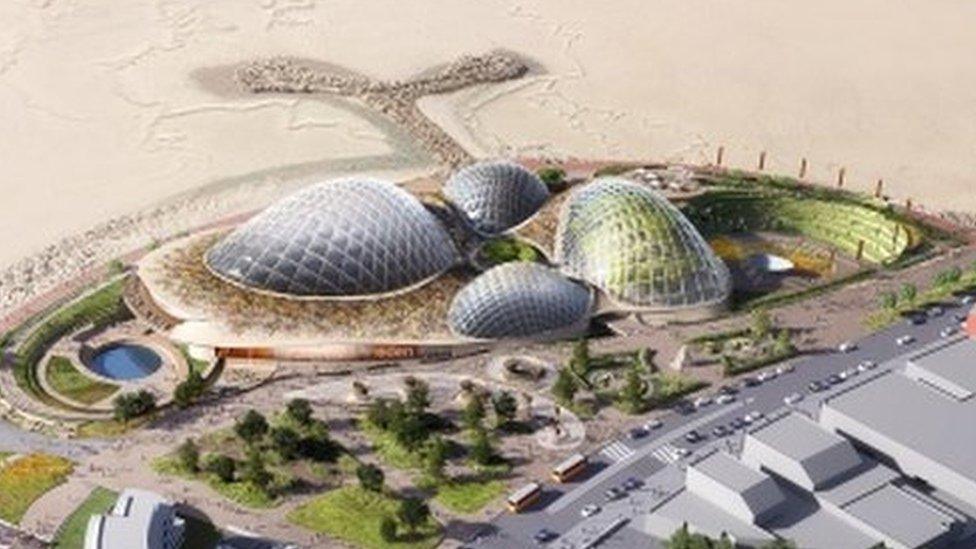 A new artist’s impression of Eden Project North in Morecambe