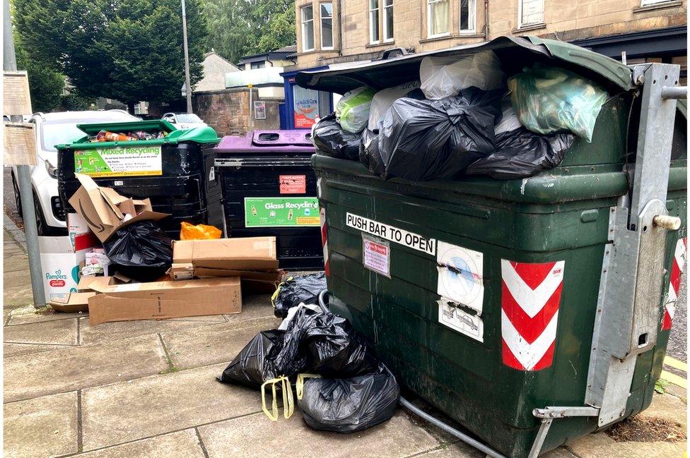 Morningside rubbish bins