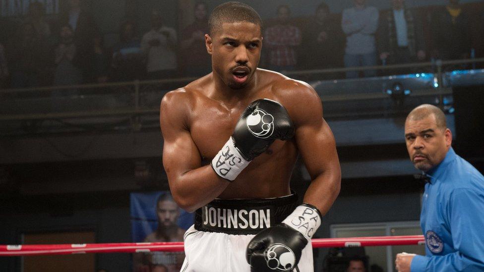 Michael B Johnson in Creed