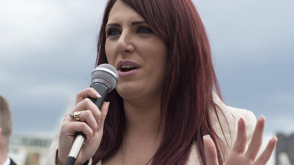 Deputy leader of Britain First Jayda Fransen