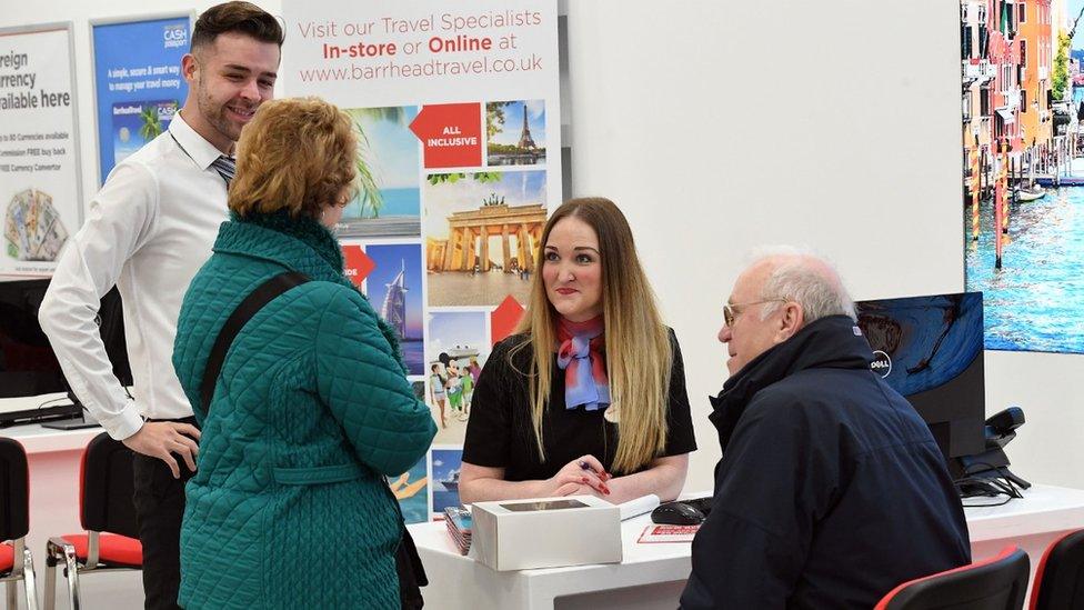 Barrhead Travel store in Belfast