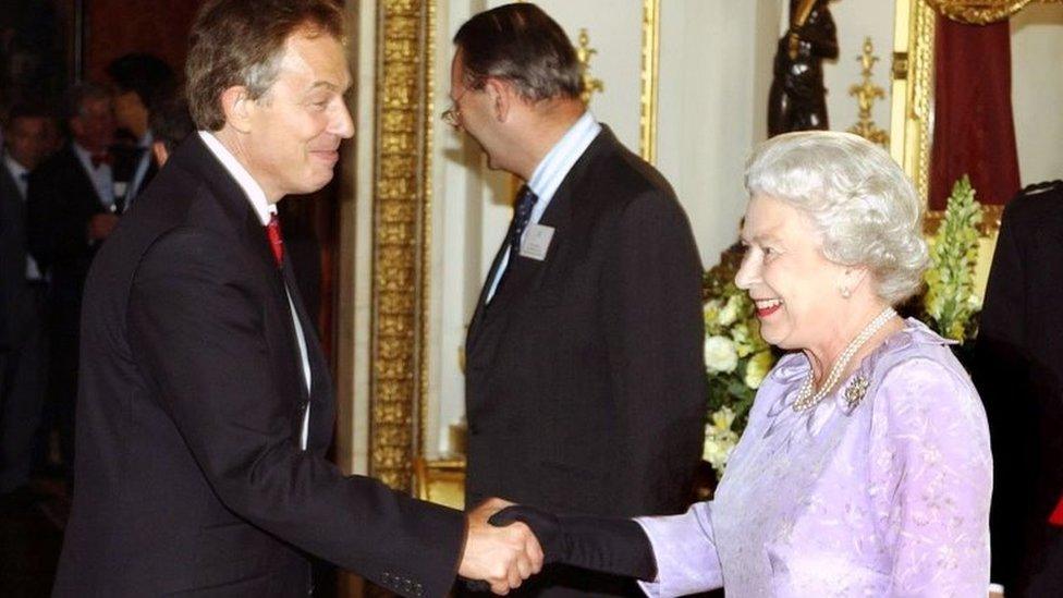 Tony Blair and the Queen