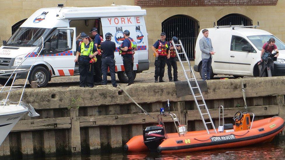 Police river search, York