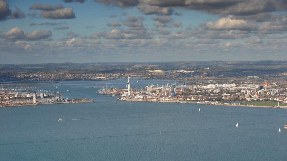 Portsmouth coastline