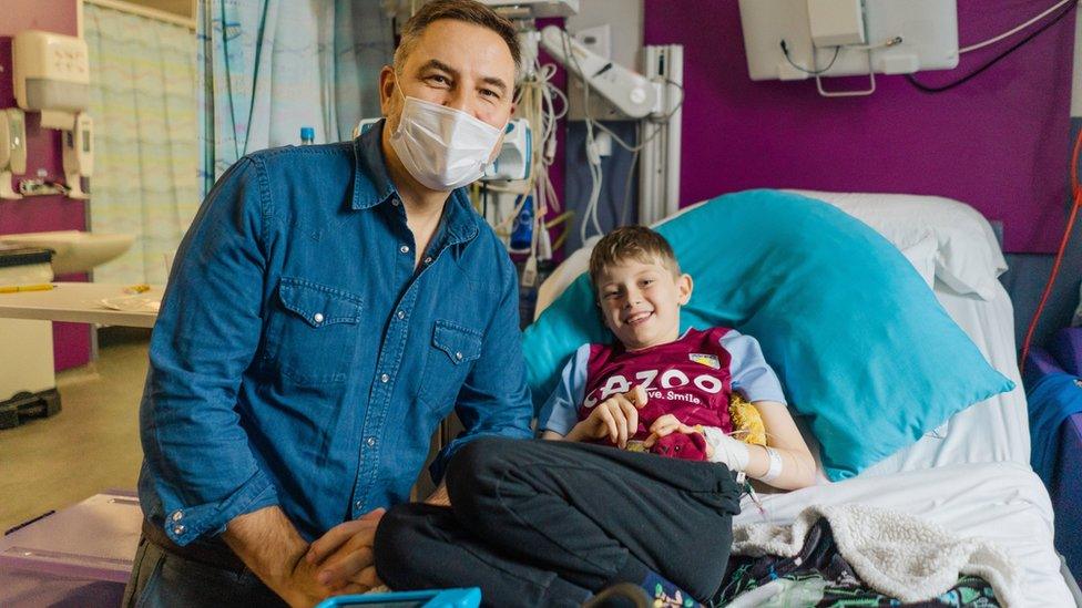 David Walliams and patient