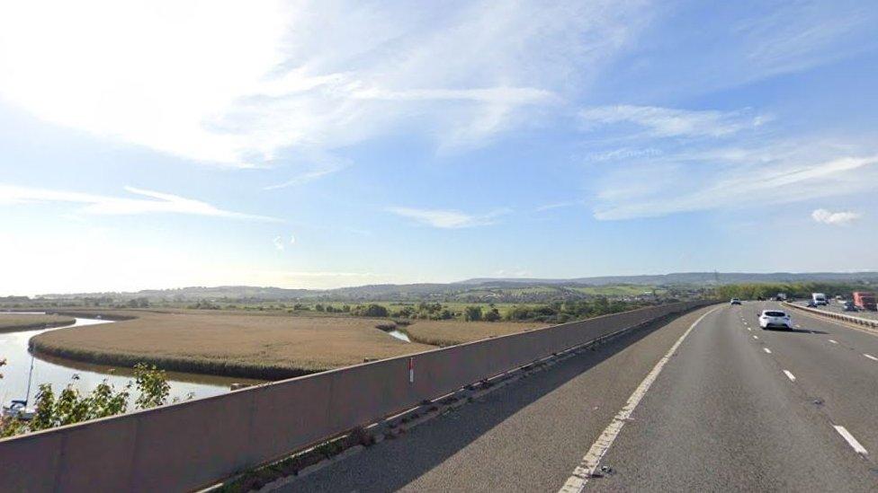 M5 over Exe viaduct