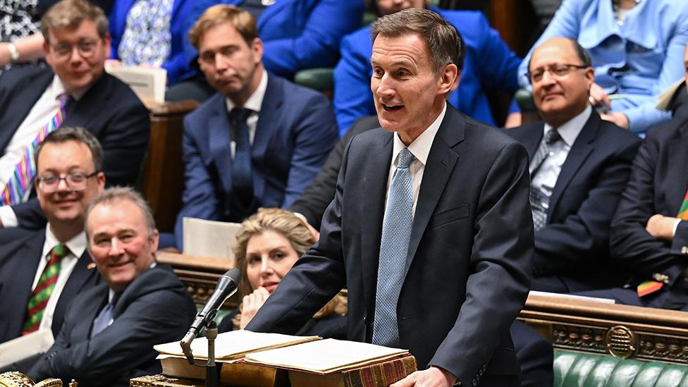 Jeremy Hunt in the Commons