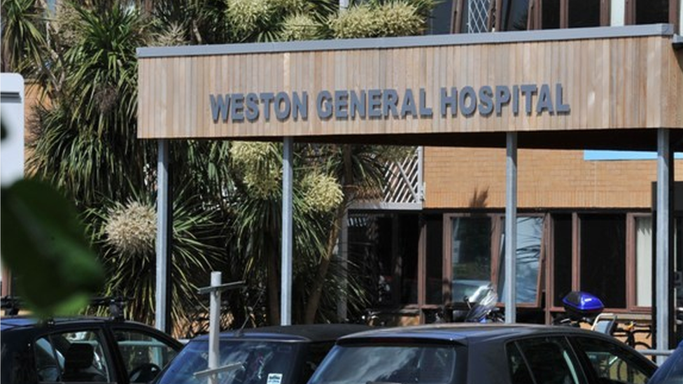 Outside shot of Weston General Hospital