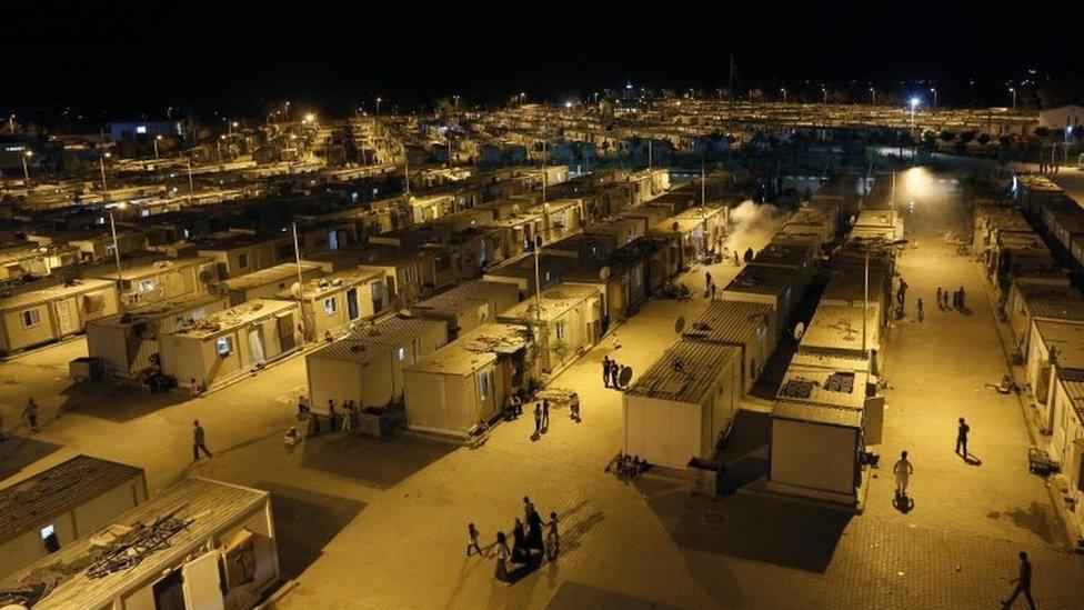 Syrian refugees at Harran Refugee Camp in Sanliurfa