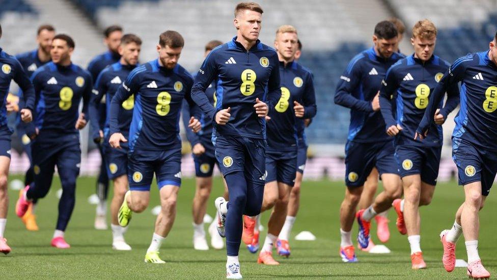 Scotland team training