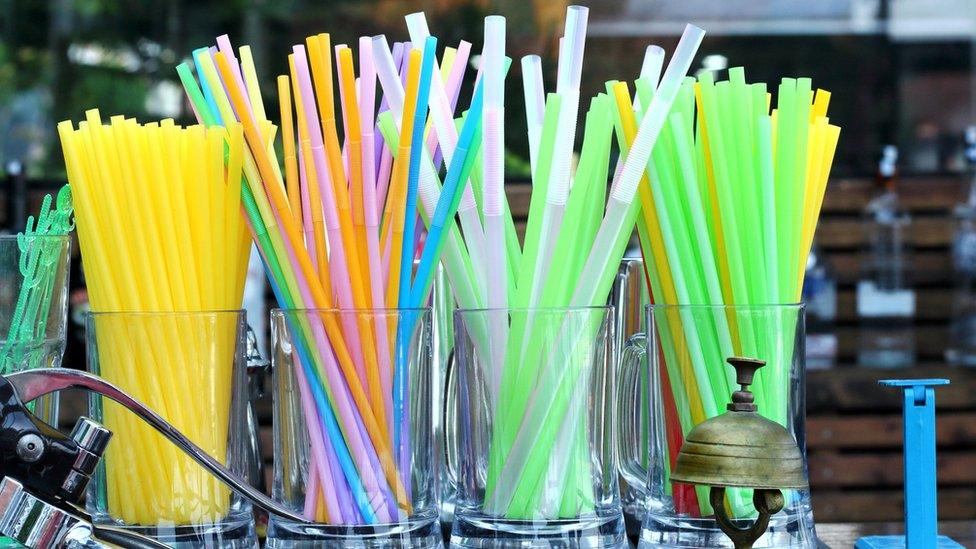 plastic straws