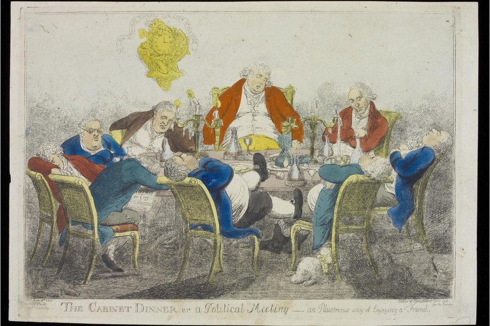 The Cabinet Dinner, or a Political Meeting