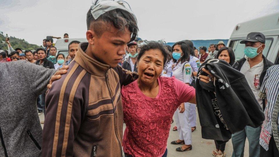 Dozens of people remain missing after a ferry sank in Lake Toba in North Sumatra, Indonesia, 19 June 2018