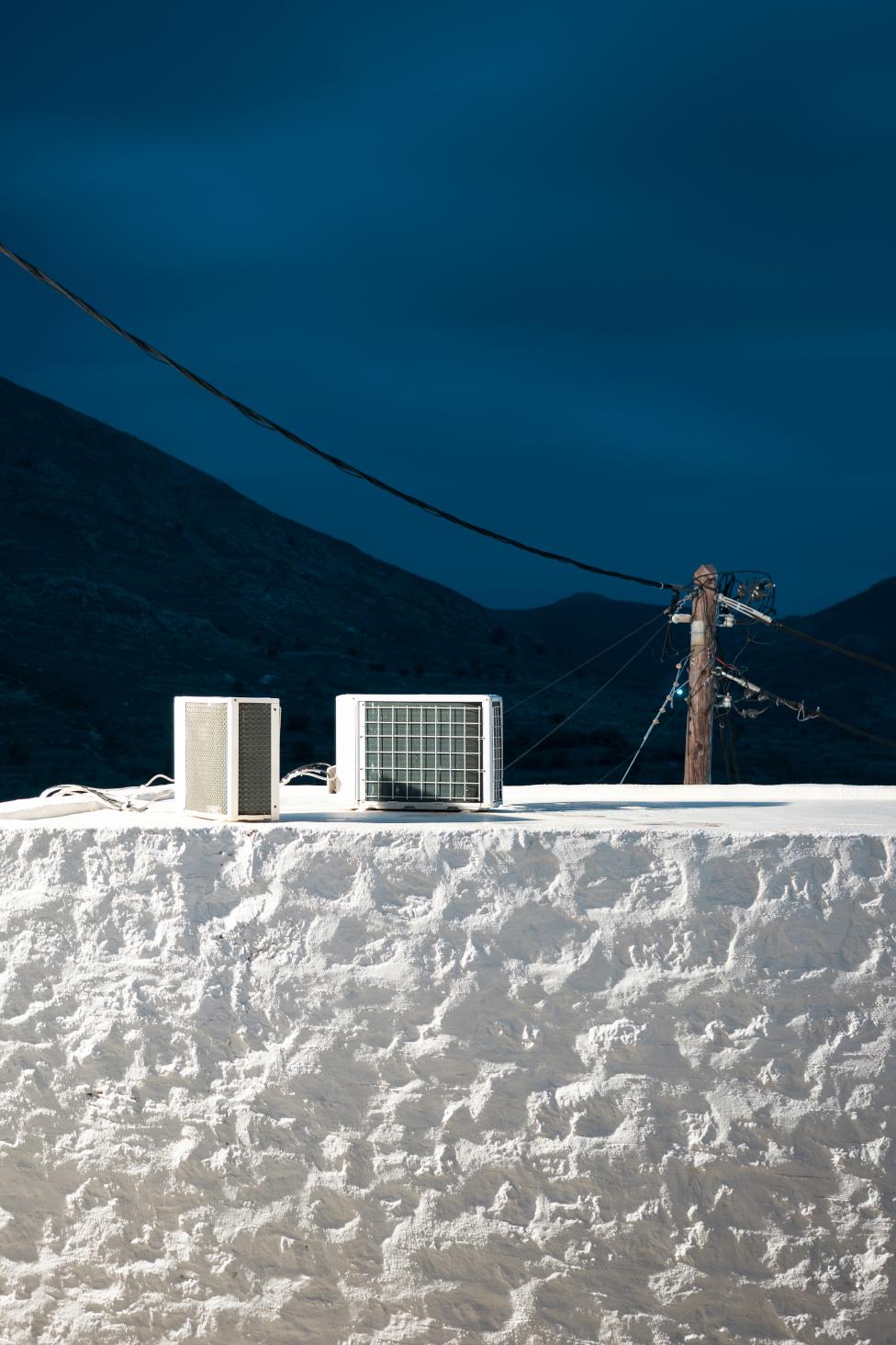 A scene on the island of Tilos in Greece