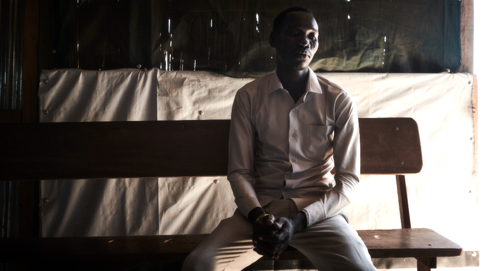 Gatkuoth Makal Kuir, a resident of Bentiu camp for displaced people in South Sudan