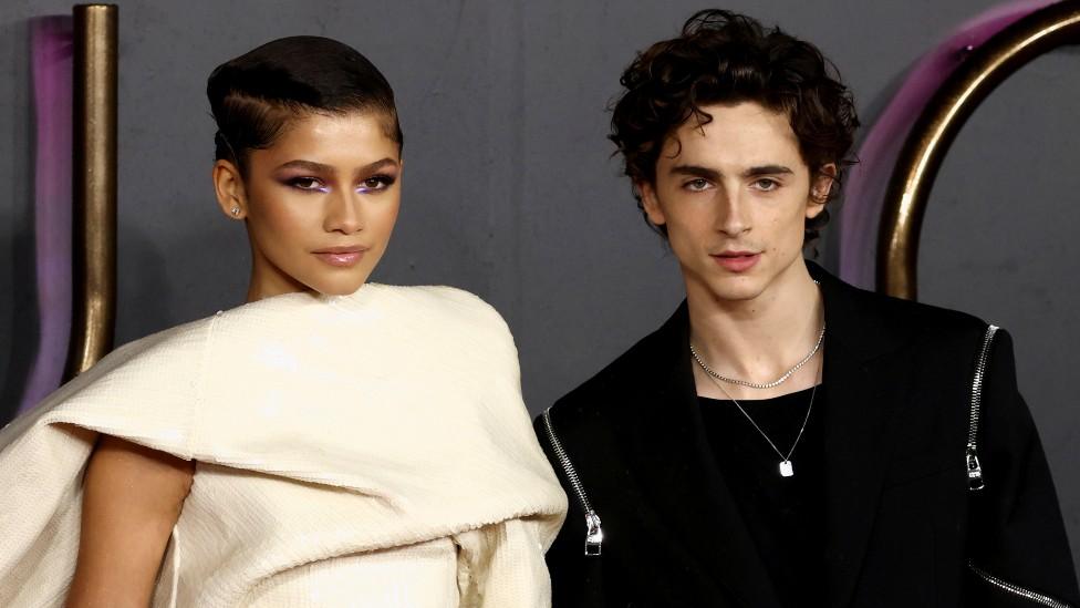 Zendaya and Timothee Chalamet