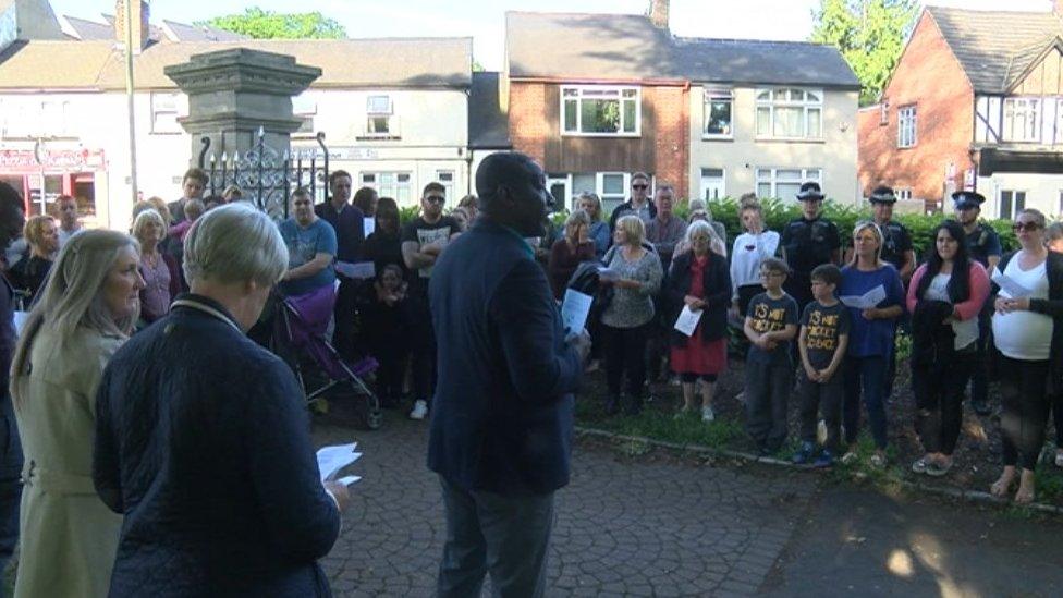 Aldershot park memorial service