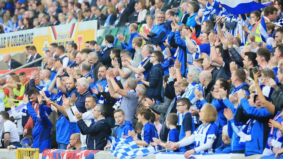 Coleraine's supporters were back at the National Stadium hoping for better fortune than the 3-0 defeat by Linfield in the 2017 final