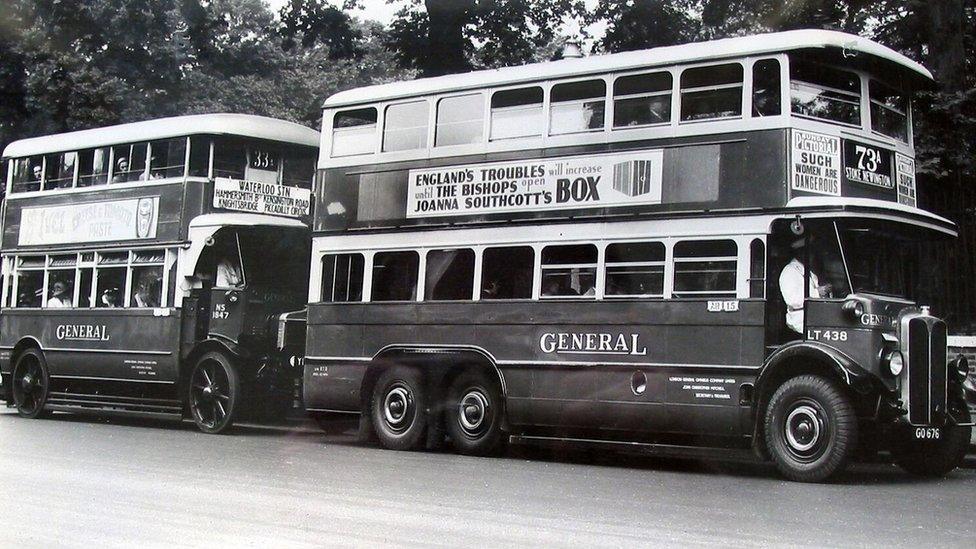 Adverts on buses