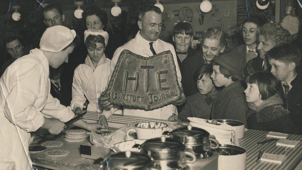 Paula White's grandfather Percy, who was a baker