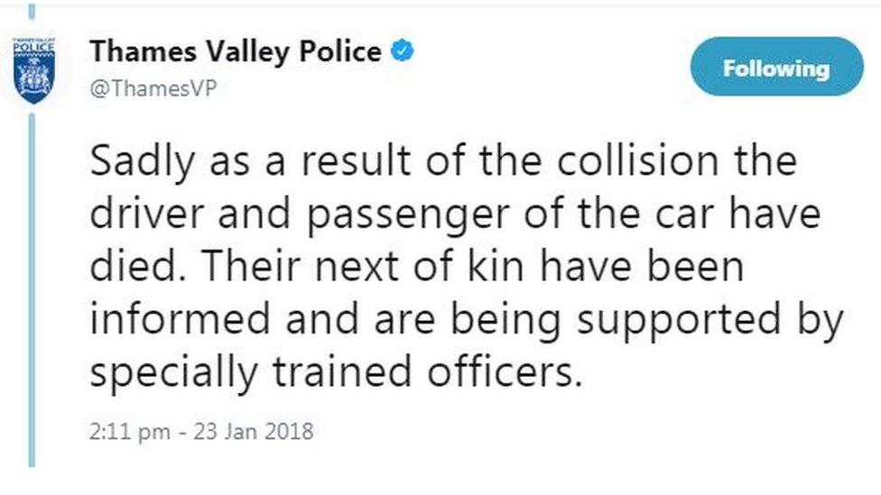 Police tweet