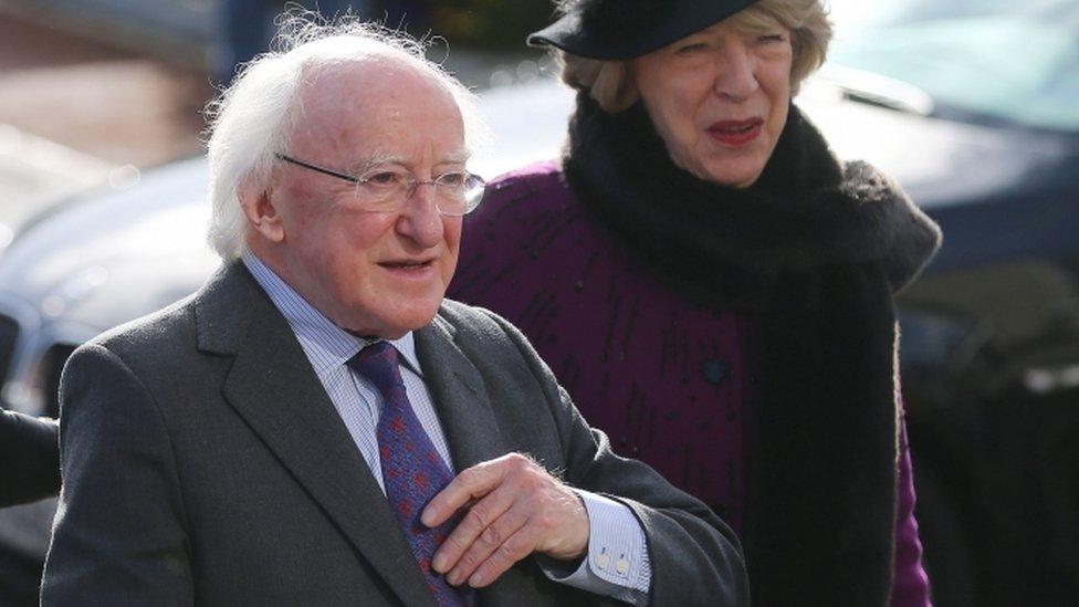 Irish President Michael D Higgins