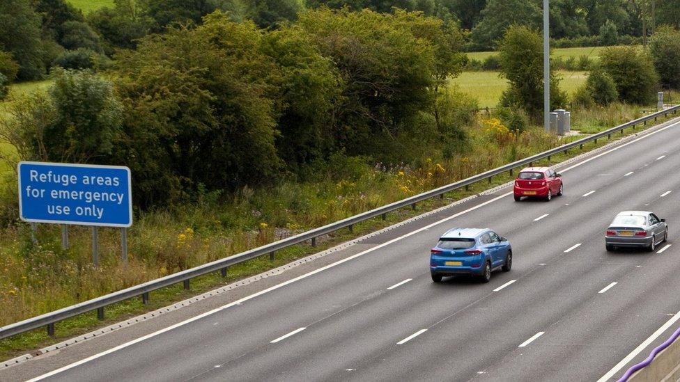 A smart motorway in West Yorkshire (file photo)