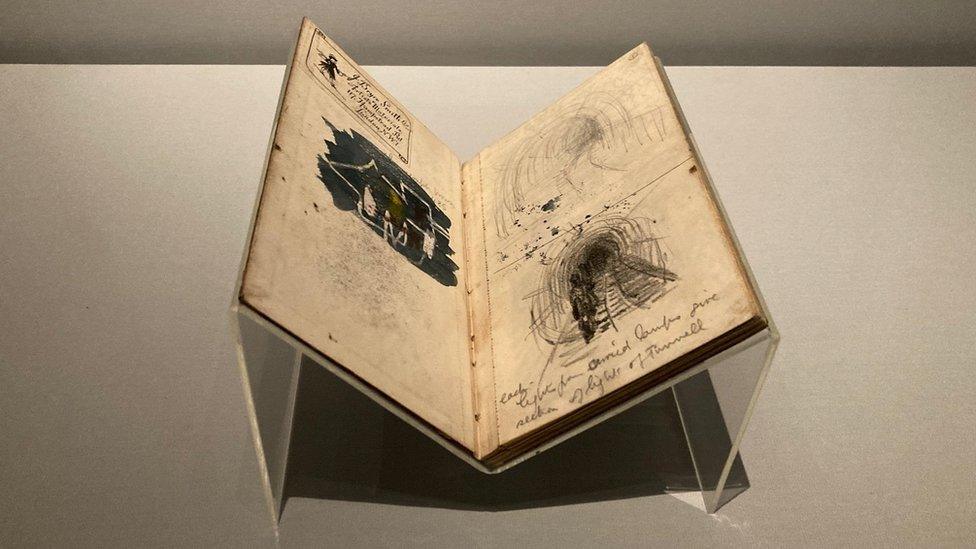 Henry Moore's coalmining notebook