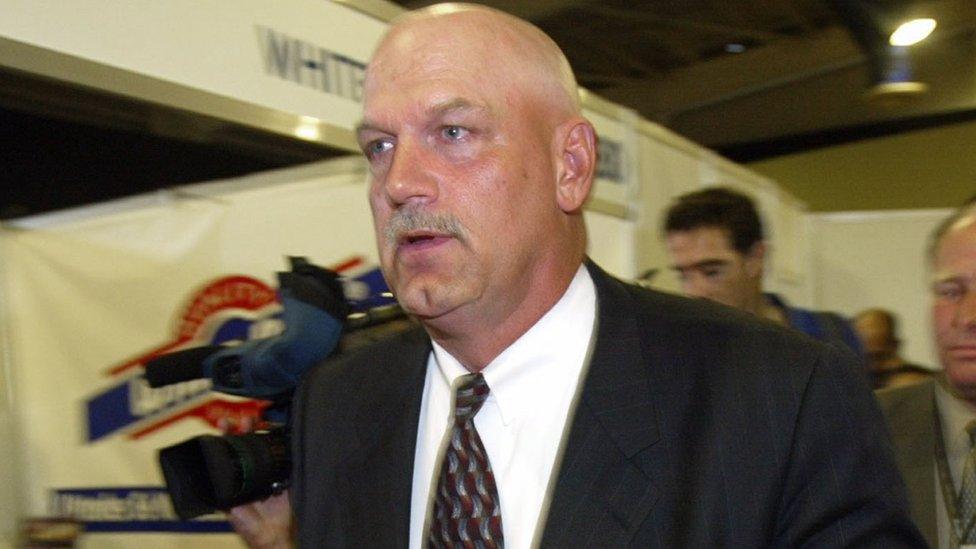 Jesse Ventura at a market in Cuba.