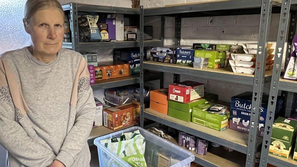 Anne Hirst in York Pet Foodbank