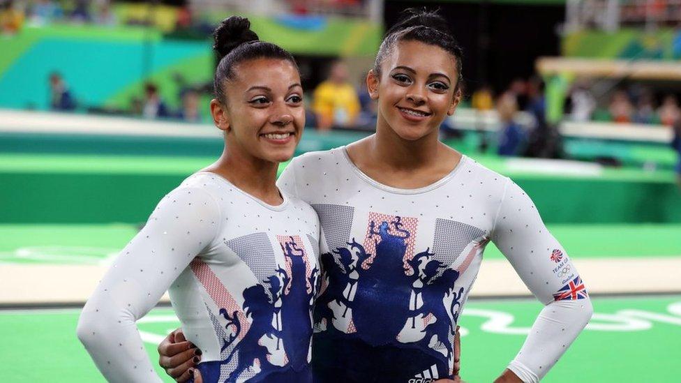 Ellie Downie (right) with sister Becky Downie