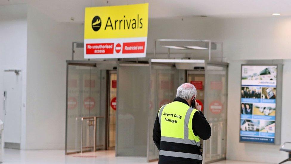 The airport duty manager at Belfast City Airport