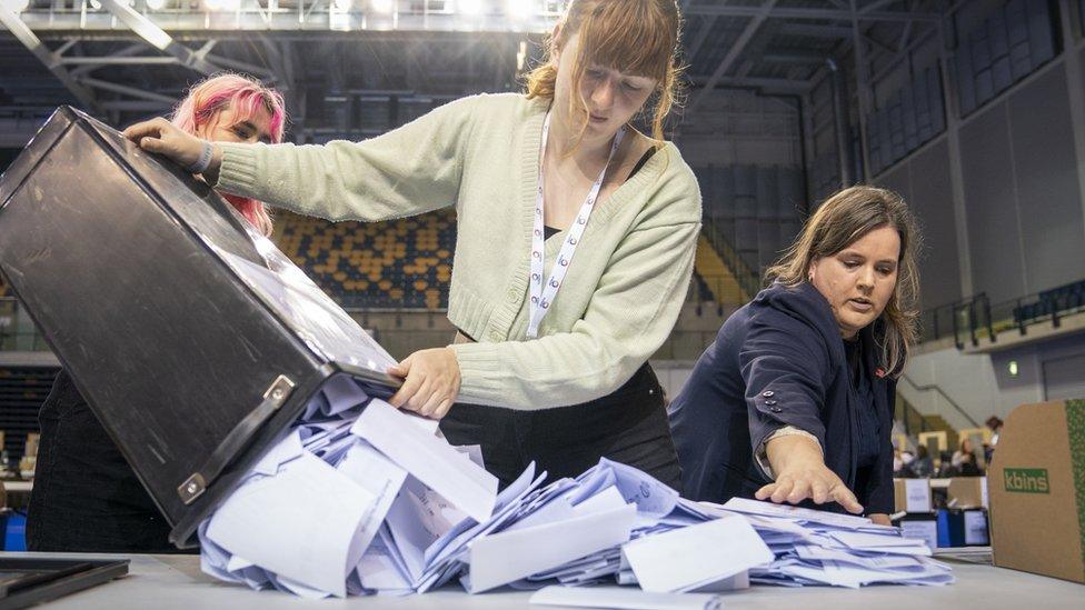 ballot papers Glasgow