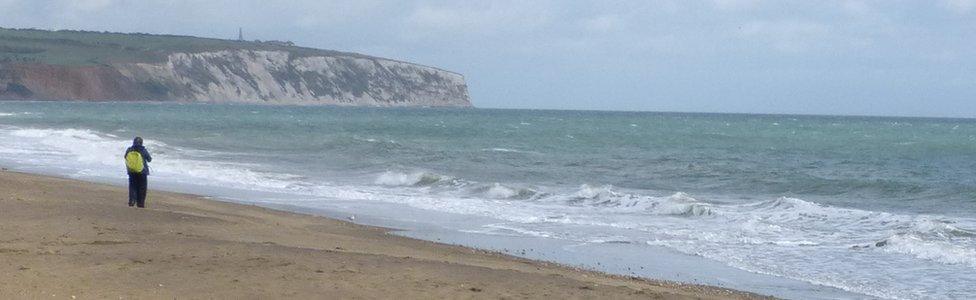 beach at Sandown, IOW