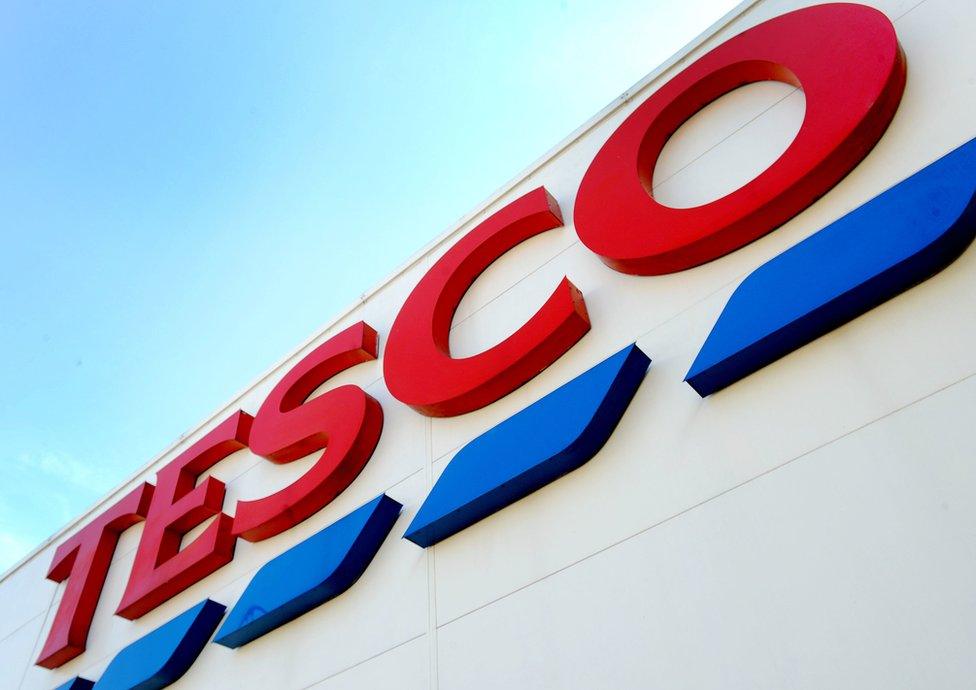 Tesco sign