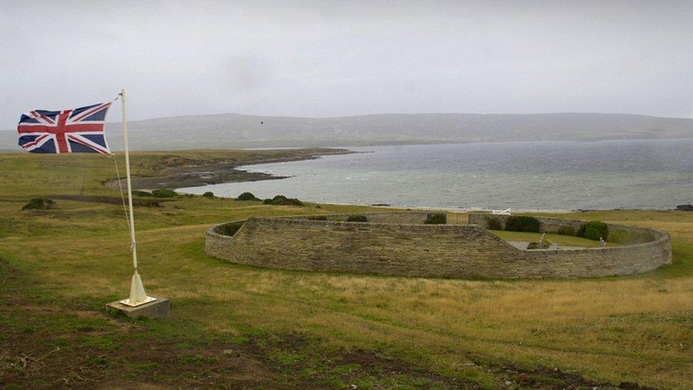 British Cemetery at San Carlos