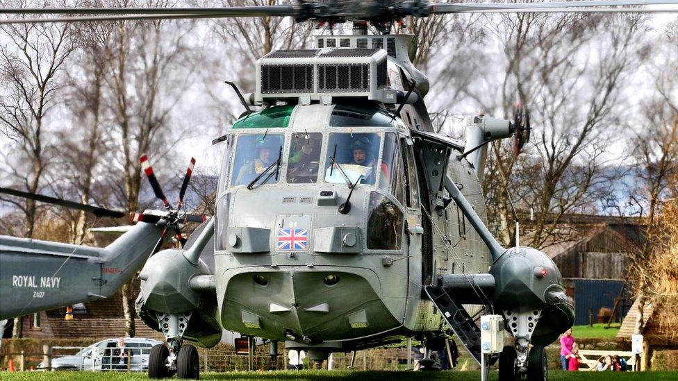 Royal Navy helicopter