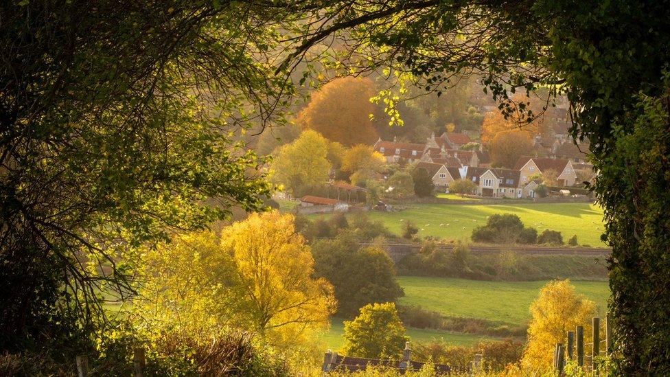 View towards Freshford outside Bath