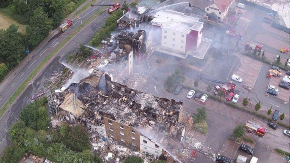 Premier Inn fire