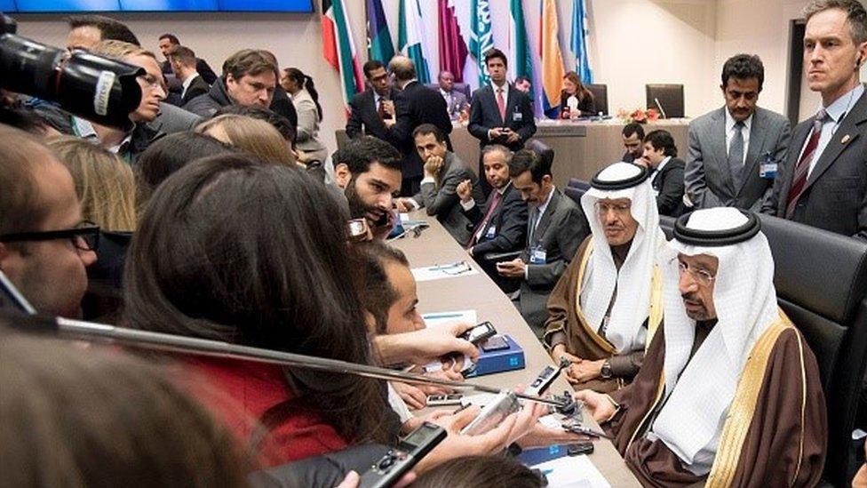 Saudi Energy minister at Opec meeting