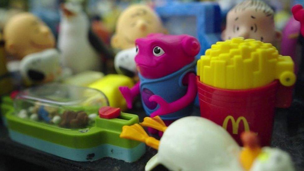 Toys from McDonald's kids meals