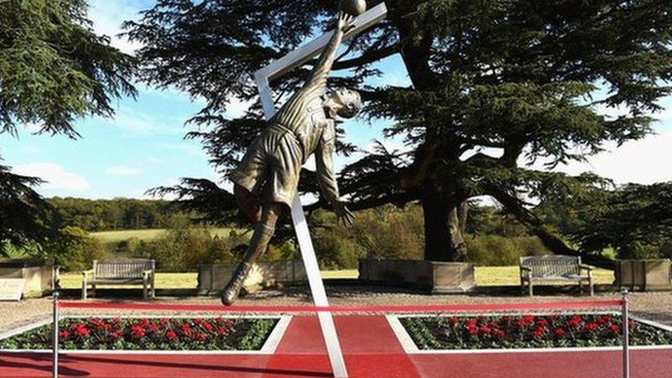 Statue of Arthur Wharton was unveiled at the national football centre