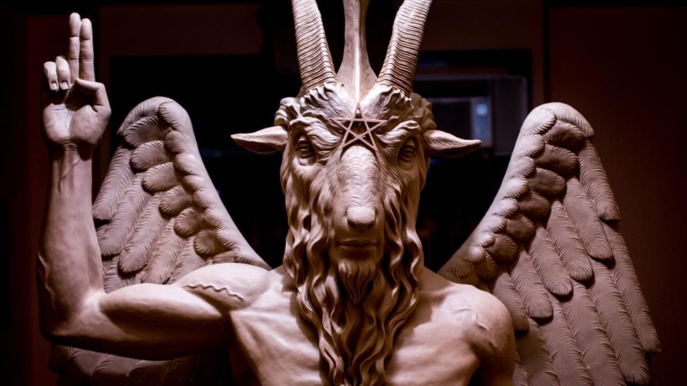 Baphomet statue